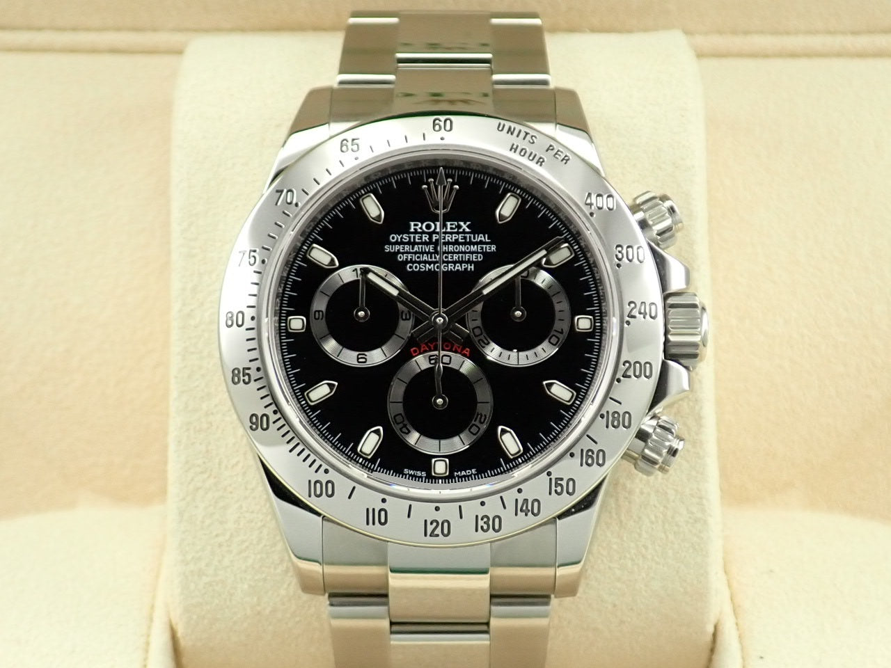 Rolex Daytona Black Dial Random Number Mirrored Buckle &lt;Warranty, Box, etc.&gt;