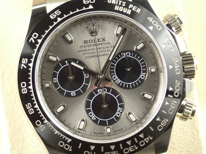 ロレックス デイトナ Ref.116519LN ホワイトゴールド スチールxブラック文字盤