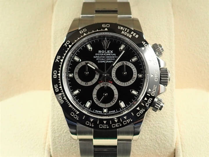ロレックス デイトナ Ref.116500LN ステンレススチール ブラック文字盤