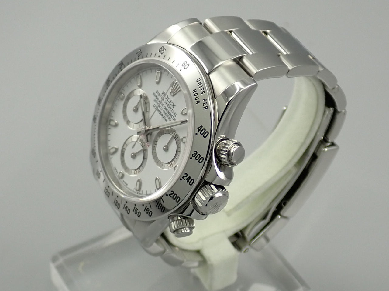 Rolex Daytona White Dial Mirror Buckle Random Number &lt;Box and Others&gt;