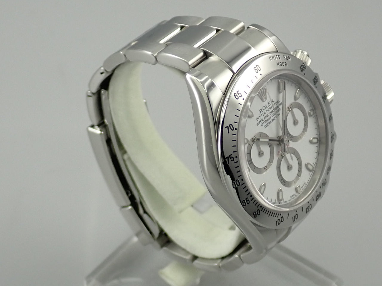 Rolex Daytona White Dial Mirror Buckle Random Number &lt;Box and Others&gt;