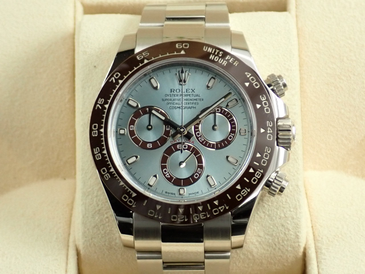 Rolex Daytona Ice Blue Dial &lt;Warranty Box and Others&gt;