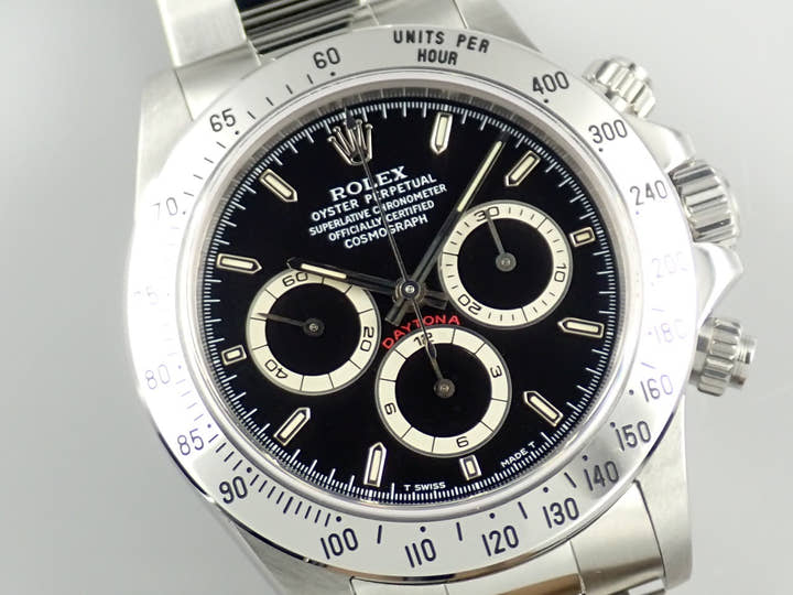 ロレックス デイトナ エルプリメロ Ref.16520 ステンレススチール ブラック文字盤