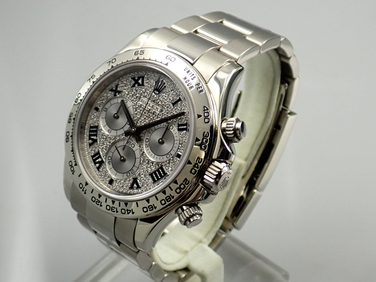 Rolex Daytona Pave Diamond Roman Dial V Series &lt;Warranty Box and Others&gt;