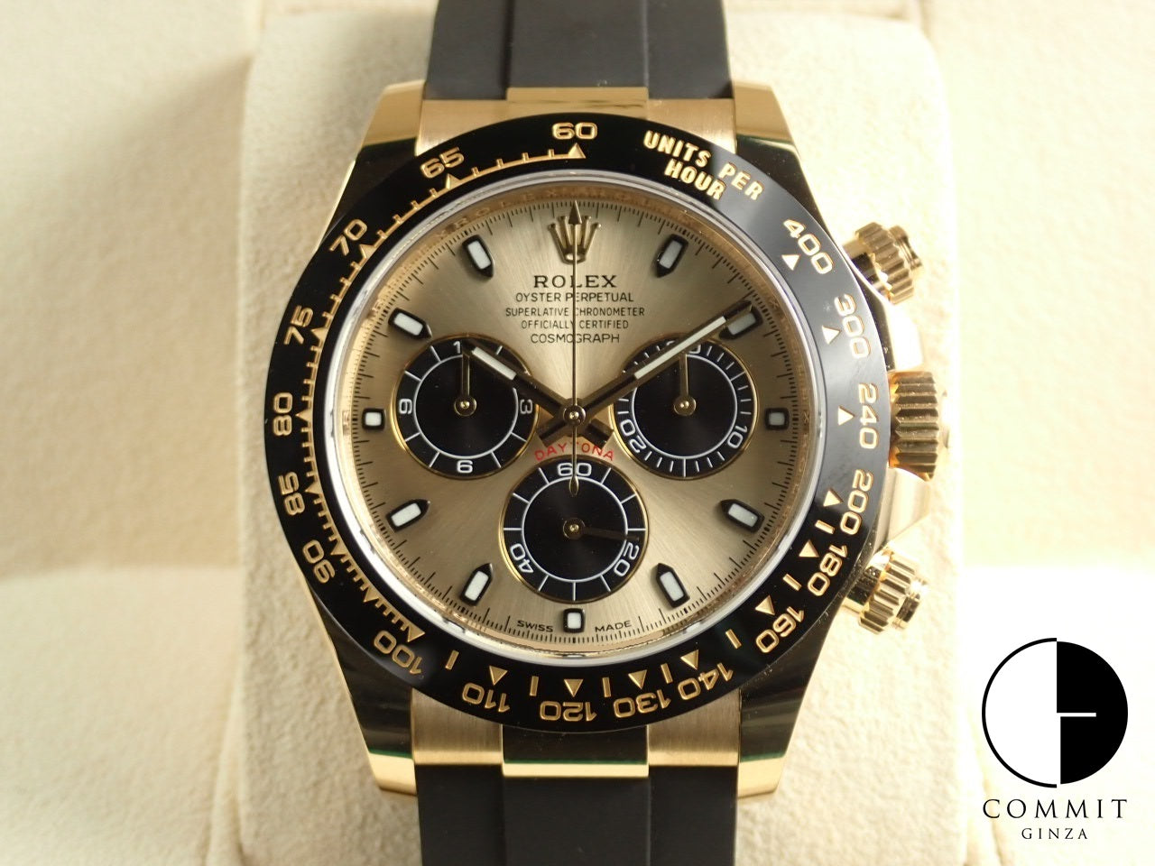 Rolex Daytona Champagne Black Dial &lt;New Warranty Card, Box, etc.&gt;