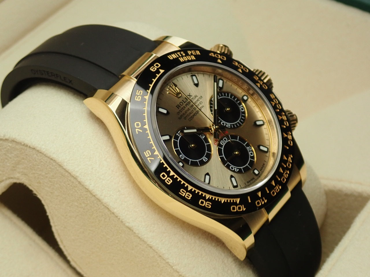 Rolex Daytona Champagne Black Dial &lt;New Warranty Card, Box, etc.&gt;