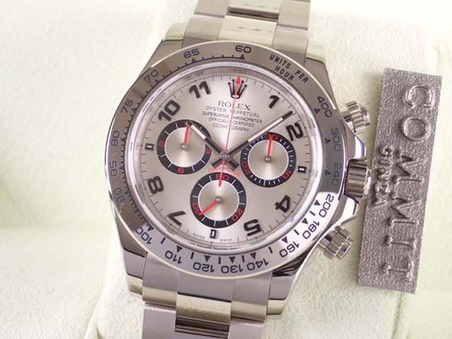 Rolex Daytona Silver Arabic Ref.116509