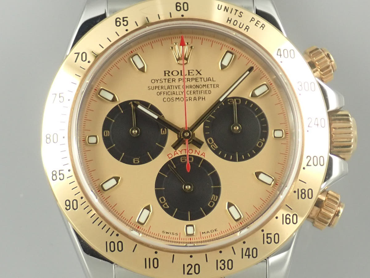 ロレックス デイトナ Ref.116523 シャンパン×ブラック文字盤 中古 61JPLJAW