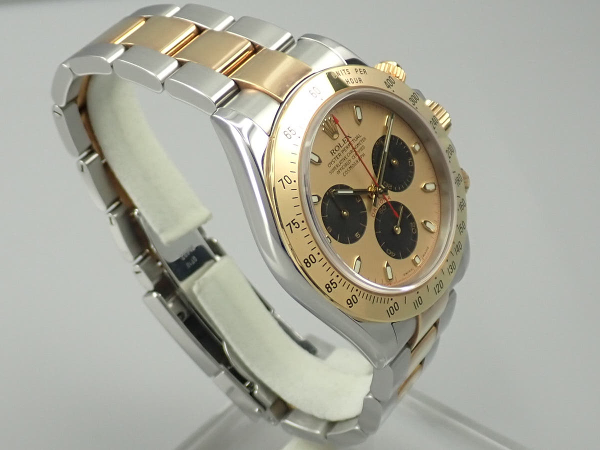 ロレックス デイトナ Ref.116523 シャンパン×ブラック文字盤 中古 61JPLJAW