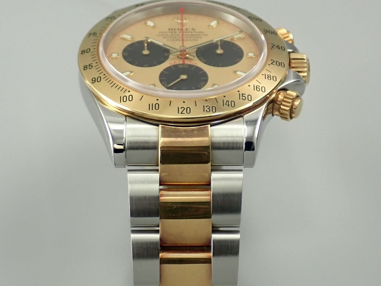 Rolex Daytona combination model, champagne x black dial &lt;Warranty, box, etc.&gt;