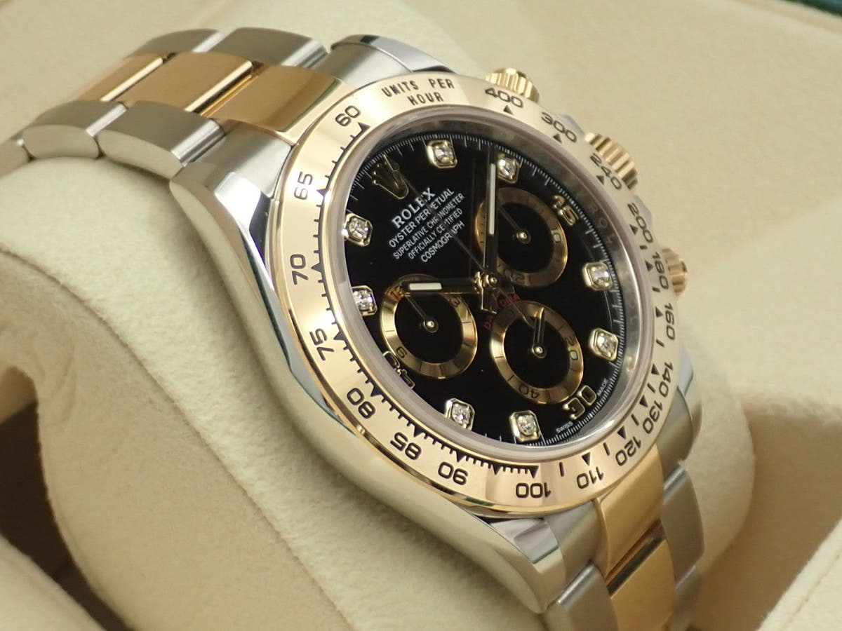 ロレックス デイトナ Ref.116503G ブラック×8Pダイヤ文字盤 美品 4FSMCZUK