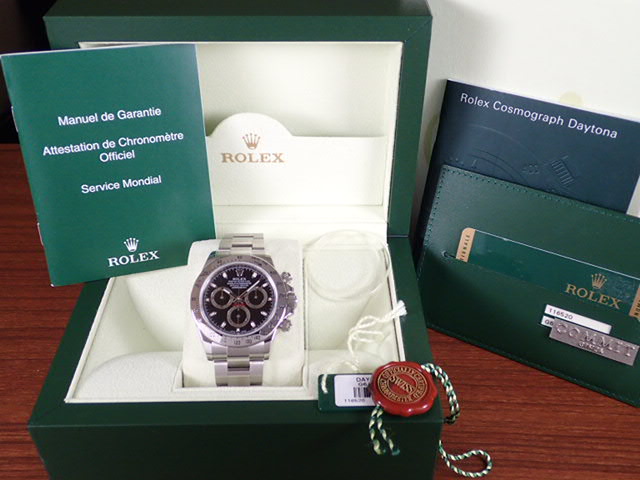 Rolex Daytona Black Dial G Serial Ref.116520