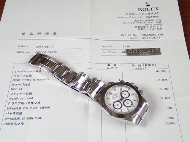 Rolex Daytona El Primero White Dial A Serial Ref.16520