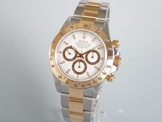 Rolex Daytona El Primero combination model, white dial, A serial number, Ref.16523