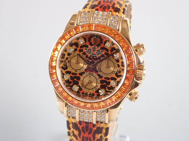 ロレックス デイトナ Ref.116598SACO レパード文字盤 中古 daytona-99