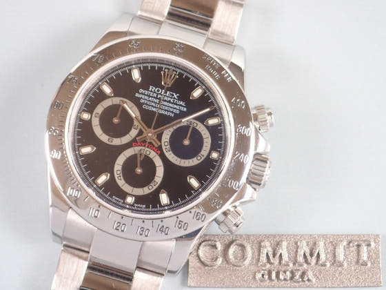 ロレックス デイトナ Ref.116520 ブラック文字盤 中古 daytona-9