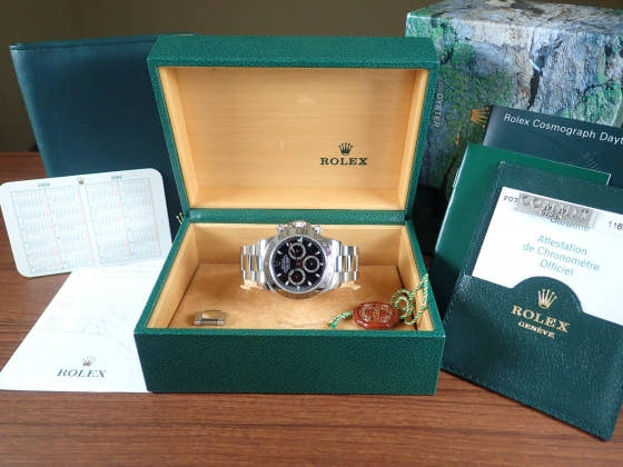 ロレックス デイトナ Ref.116520 ブラック文字盤 中古 daytona-9