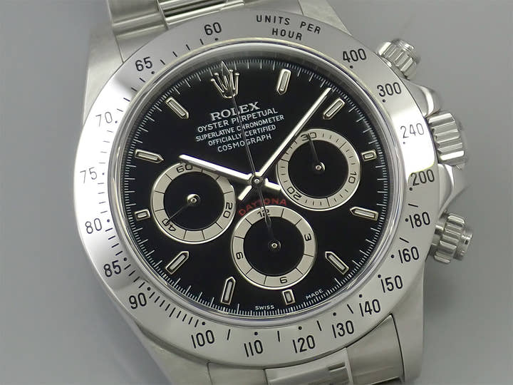 ロレックス デイトナ エルプリメロ Ref.16520 ステンレススチール ブラック文字盤
