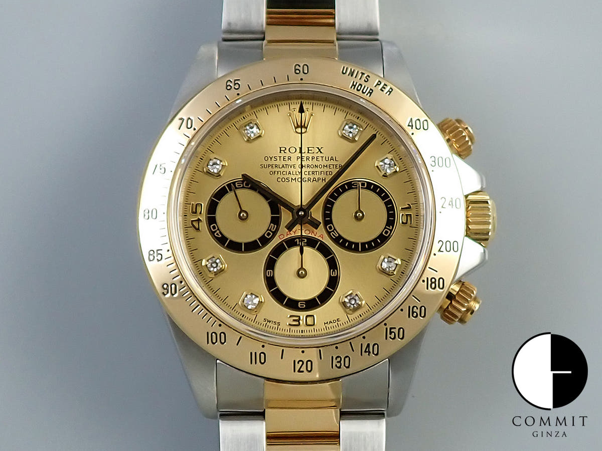 ロレックス デイトナ エルプリメロ Ref.16523G シャンパン文字盤 中古 7U2PAAPM