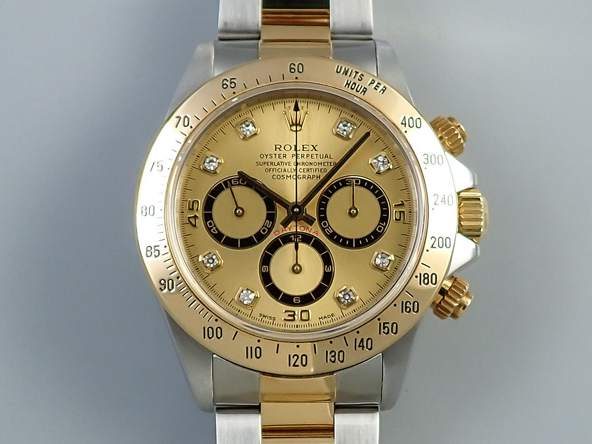 ロレックス デイトナ エルプリメロ Ref.16523G シャンパン文字盤 中古 7U2PAAPM