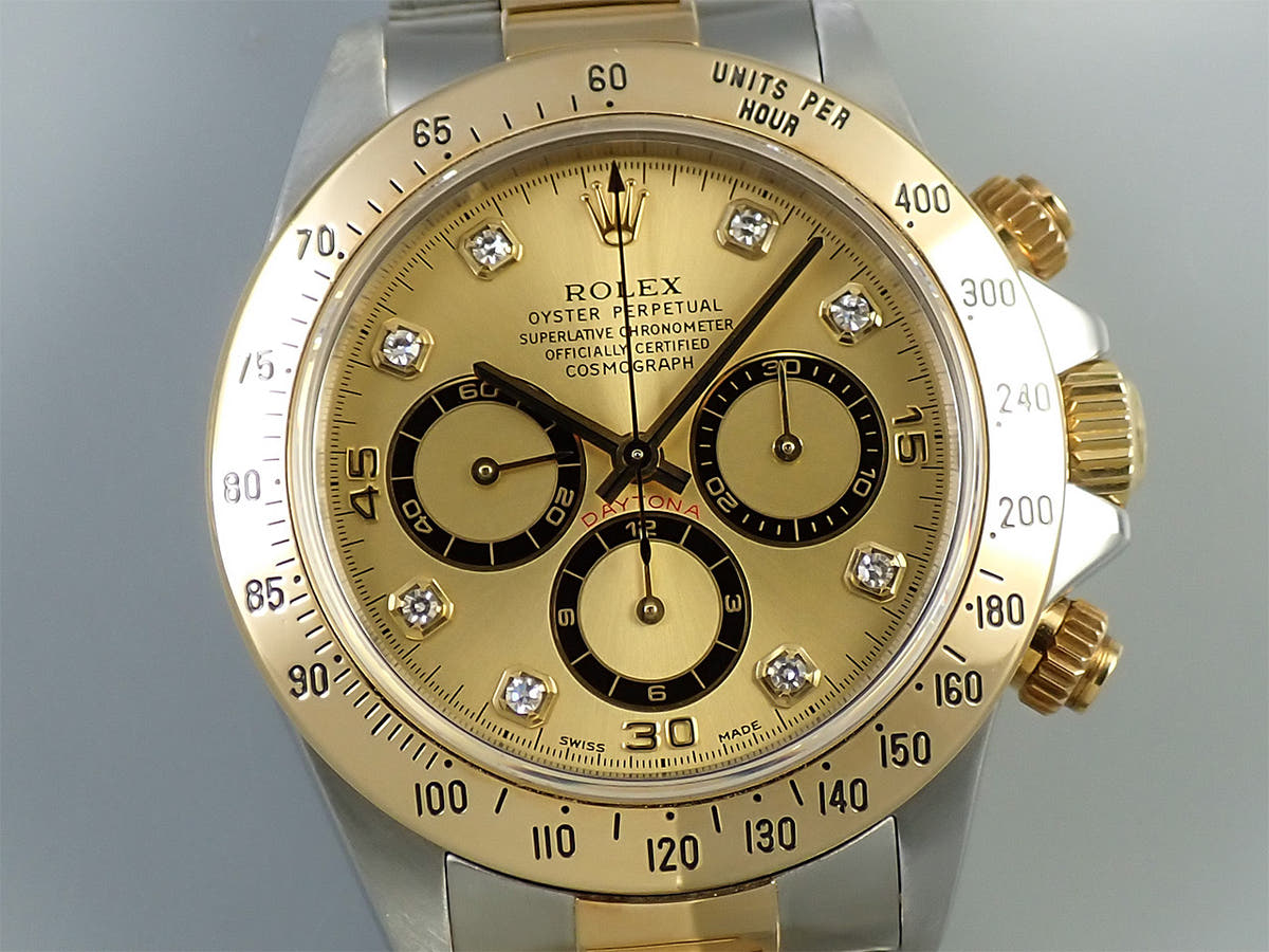 ロレックス デイトナ エルプリメロ Ref.16523G シャンパン文字盤 中古 7U2PAAPM