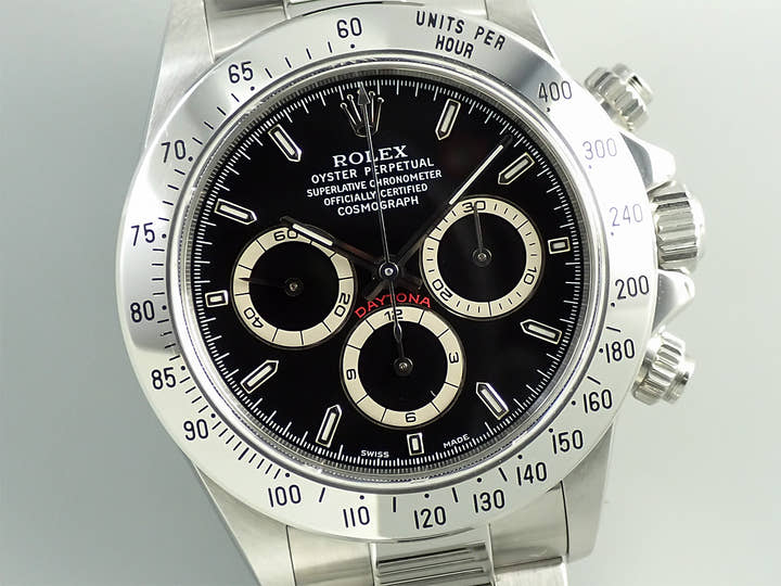 ロレックス デイトナ エルプリメロ Ref.16520 ステンレススチール ブラック文字盤