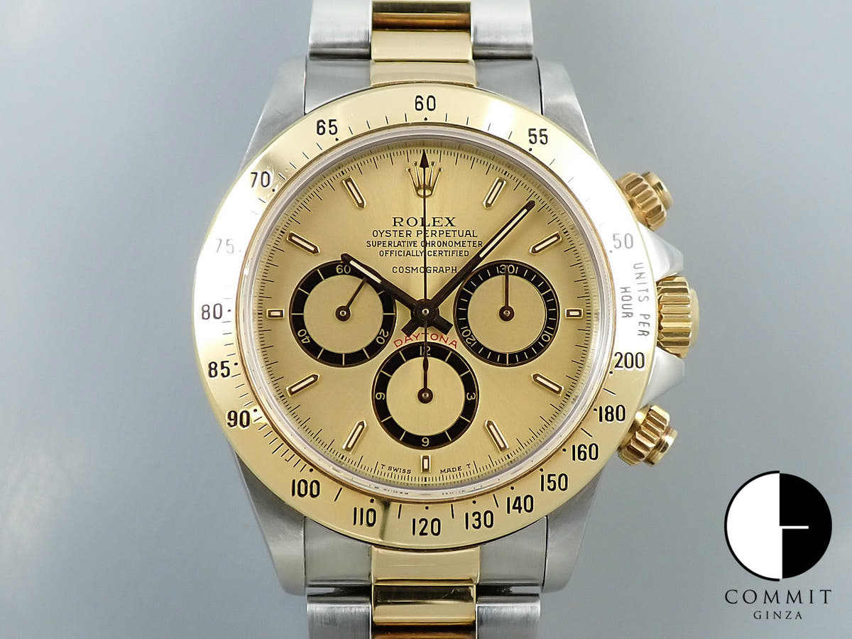 ロレックス デイトナ エルプリメロ Ref.16523 シャンパン文字盤 中古 V7MSRWYJ