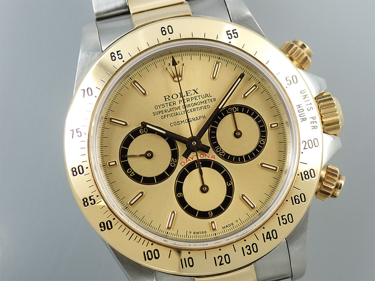 ロレックス デイトナ エルプリメロ Ref.16523 シャンパン文字盤 中古 V7MSRWYJ