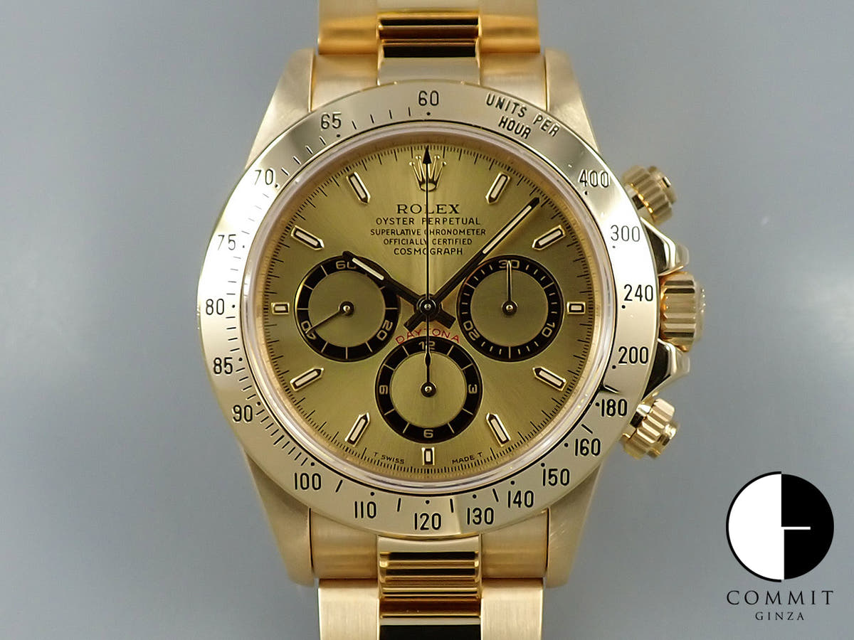 ロレックス デイトナ エルプリメロ Ref.16528 シャンパン文字盤 中古 1613HX8C