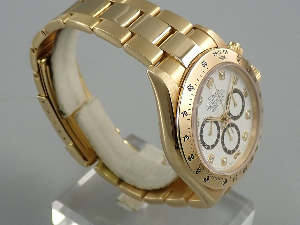 ロレックス デイトナ エルプリメロ Ref.16528G ホワイト8Pダイヤ文字盤 中古 T8LFPAPZ
