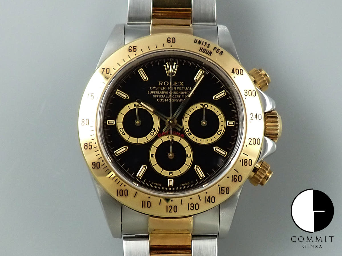 ロレックス デイトナ エルプリメロ Ref.16523 ブラック文字盤 中古 4P7M0038