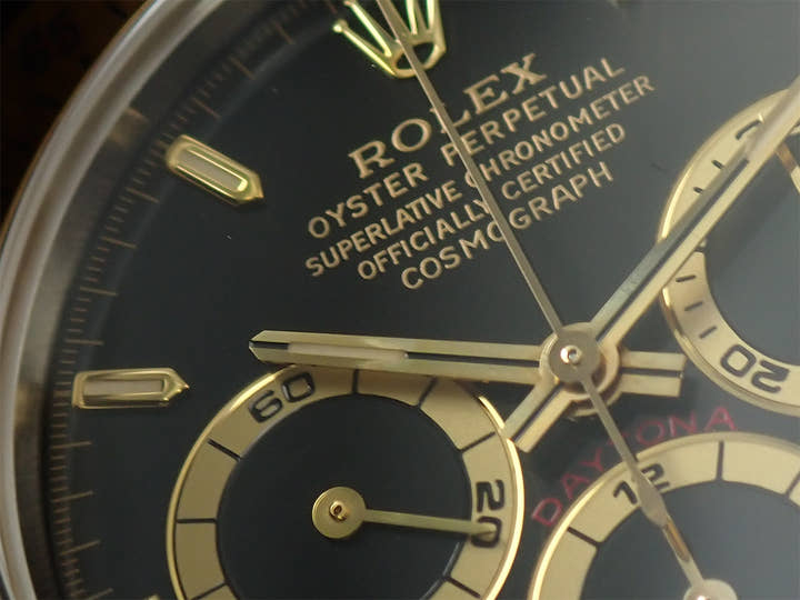 ロレックス デイトナ エルプリメロ Ref.16523 ブラック文字盤 中古 4P7M0038
