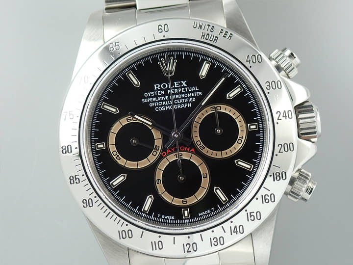 ロレックス デイトナ エルプリメロ Ref.16520 ステンレススチール ブラック文字盤