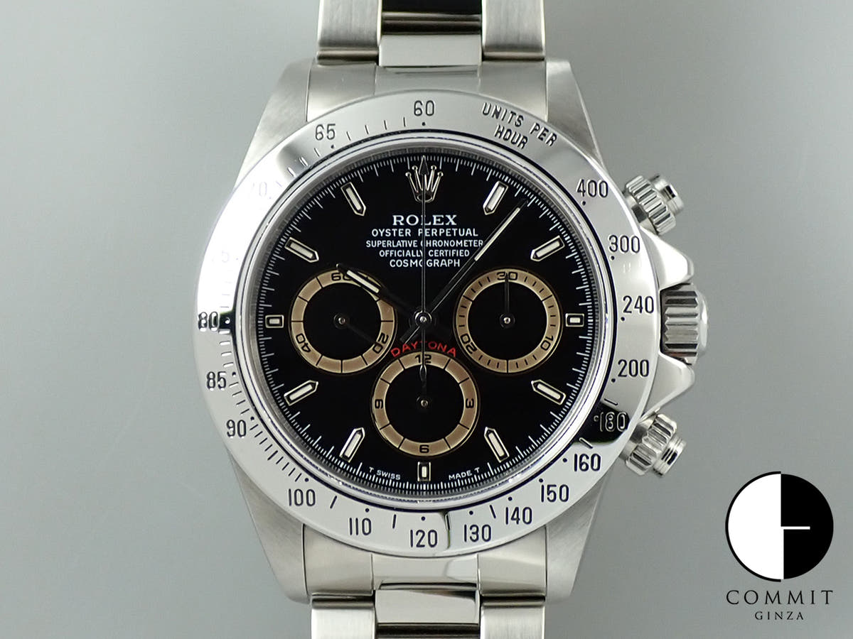 ロレックス デイトナ エルプリメロ Ref.16520 ステンレススチール ブラック文字盤