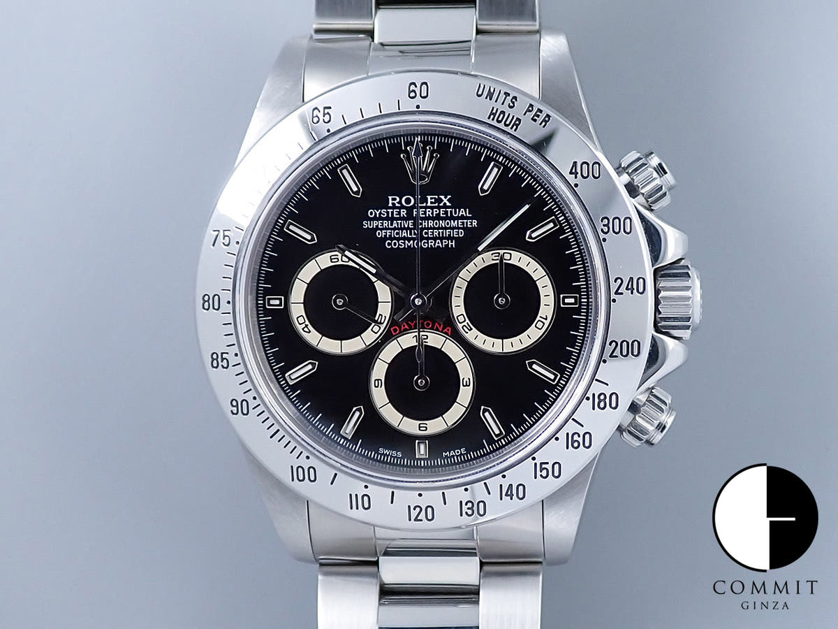 ロレックス デイトナ エルプリメロ Ref.16520 ブラック文字盤 中古 C6249484