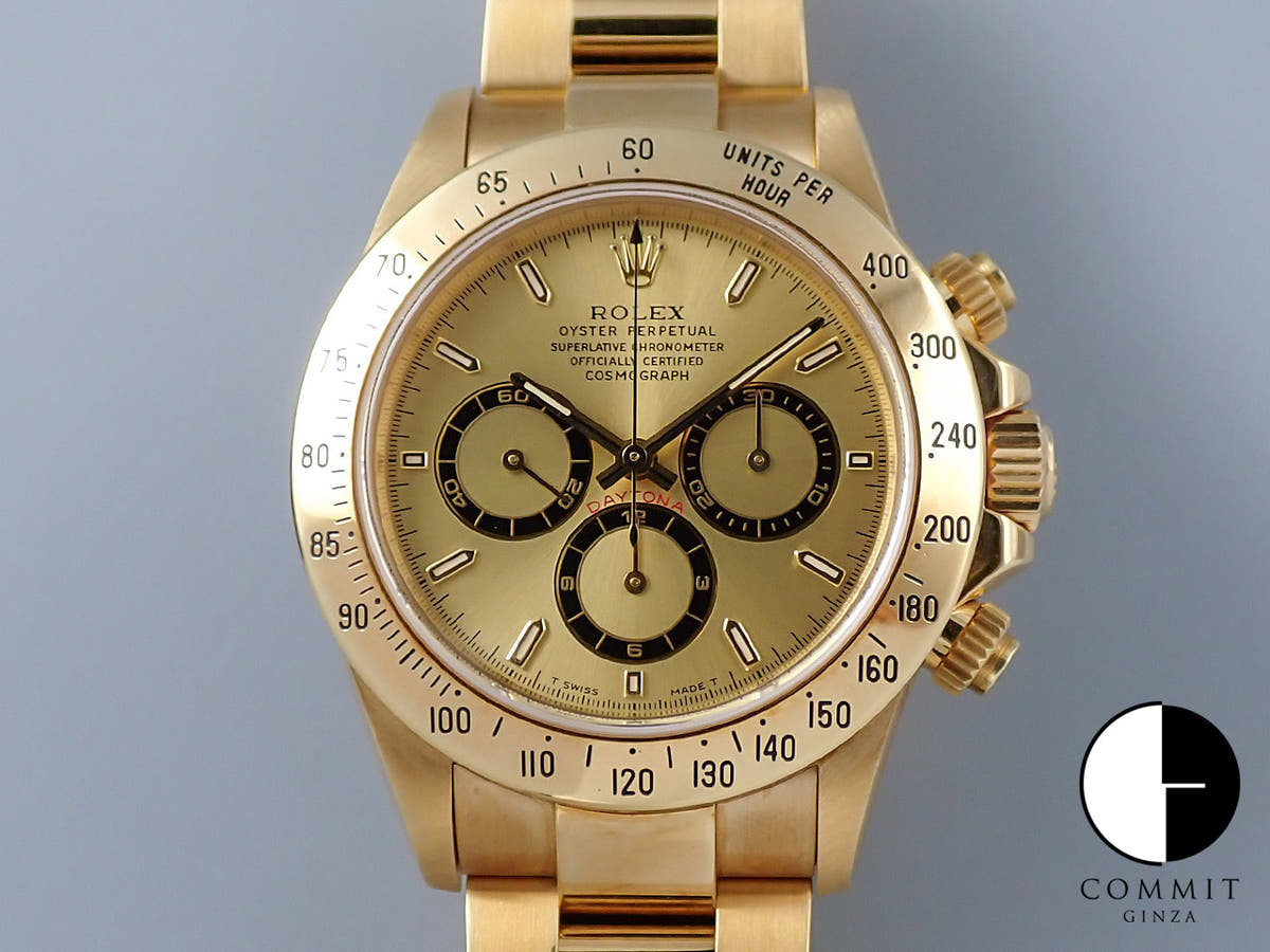ロレックス デイトナ エルプリメロ Ref.16528 シャンパン文字盤 中古 A8Y20935