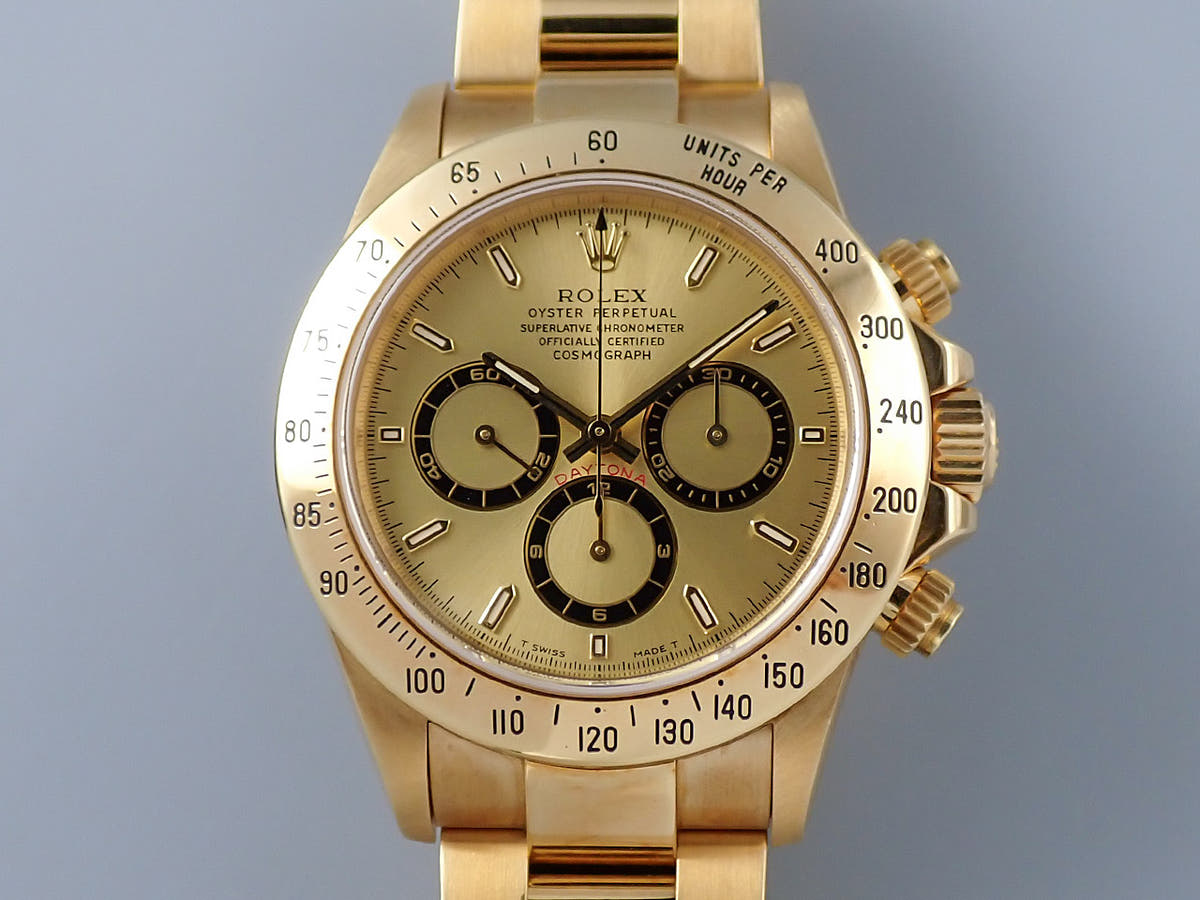 ロレックス デイトナ エルプリメロ Ref.16528 シャンパン文字盤 中古 A8Y20935