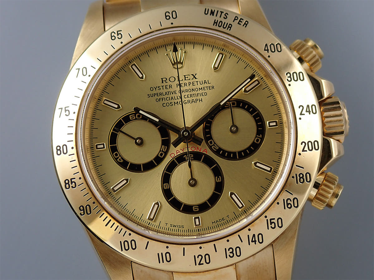 ロレックス デイトナ エルプリメロ Ref.16528 シャンパン文字盤 中古 A8Y20935