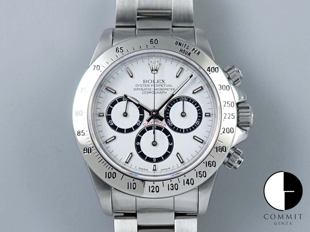 ロレックス デイトナ エルプリメロ Ref.16520 ホワイト文字盤 美中古 RF560H4Z