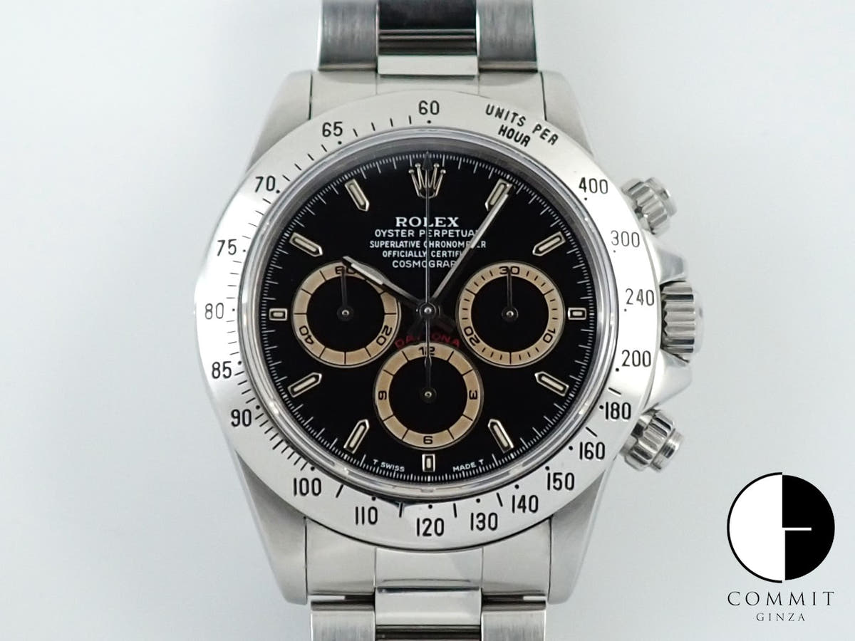 ロレックス デイトナ エルプリメロ Ref.16520 ブラック文字盤 中古 55PJKZW4