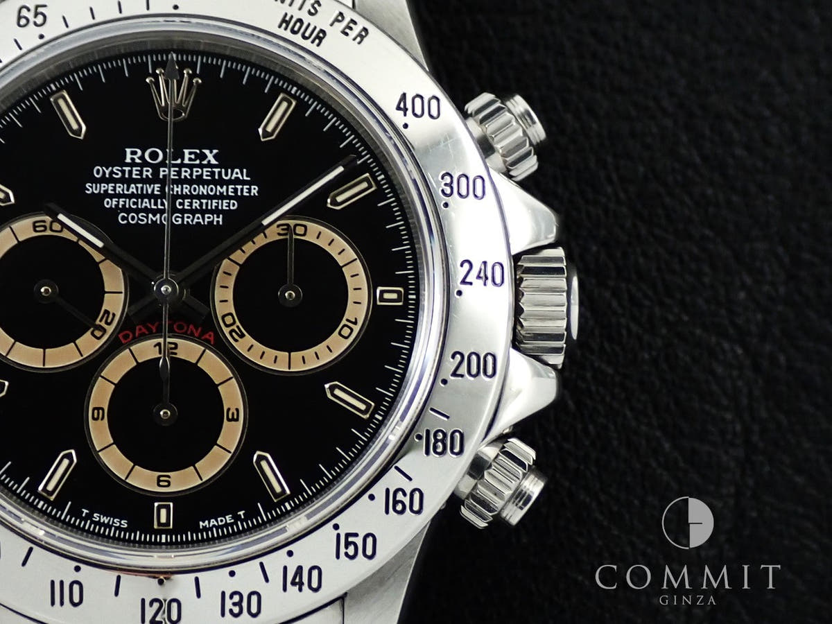 ロレックス デイトナ エルプリメロ Ref.16520 ブラック文字盤 中古 55PJKZW4