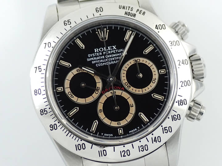 ロレックス デイトナ エルプリメロ Ref.16520 ステンレススチール ブラック文字盤