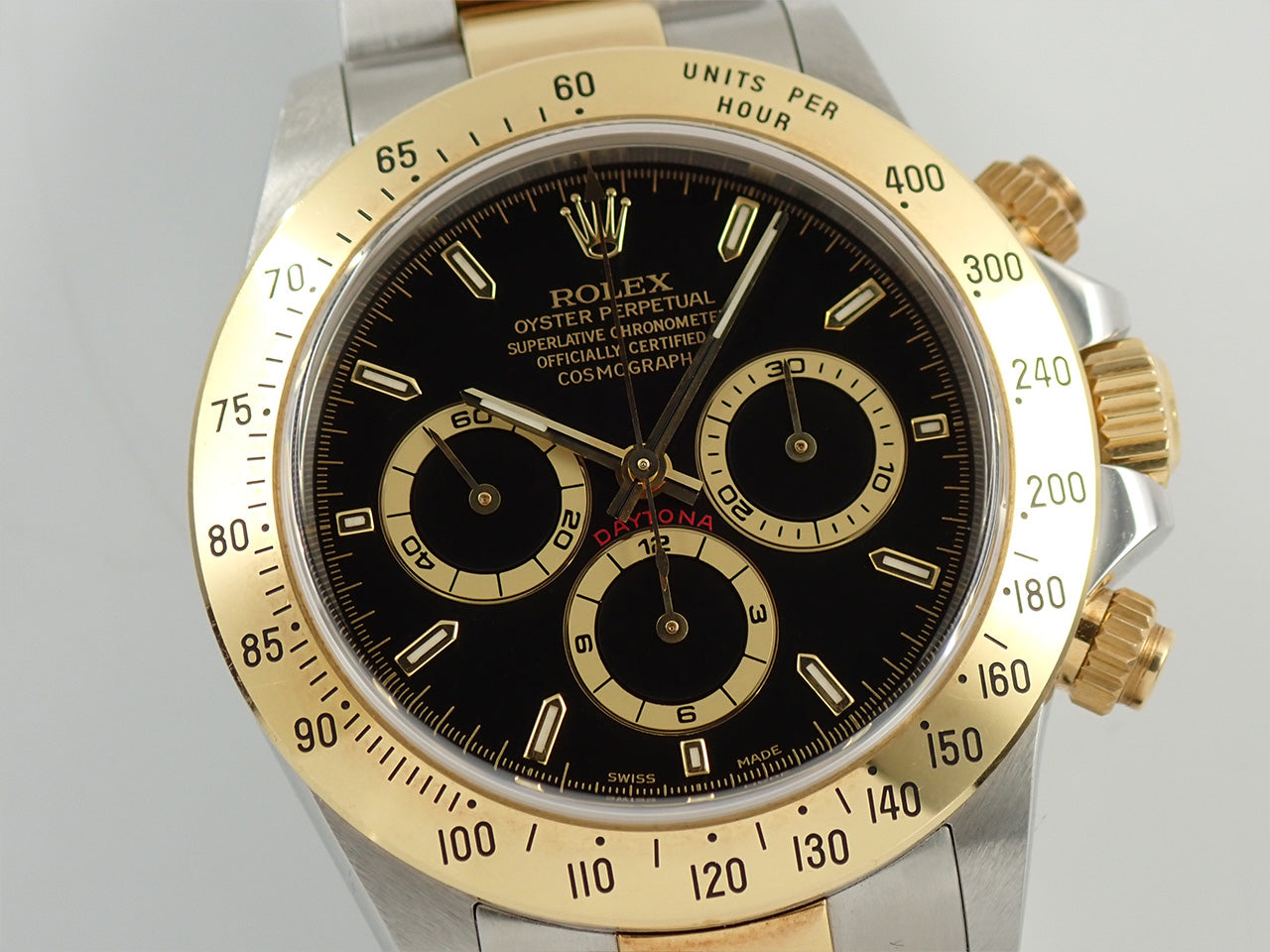 Rolex Daytona El Primero Ref.16523 SS/YG Black Dial