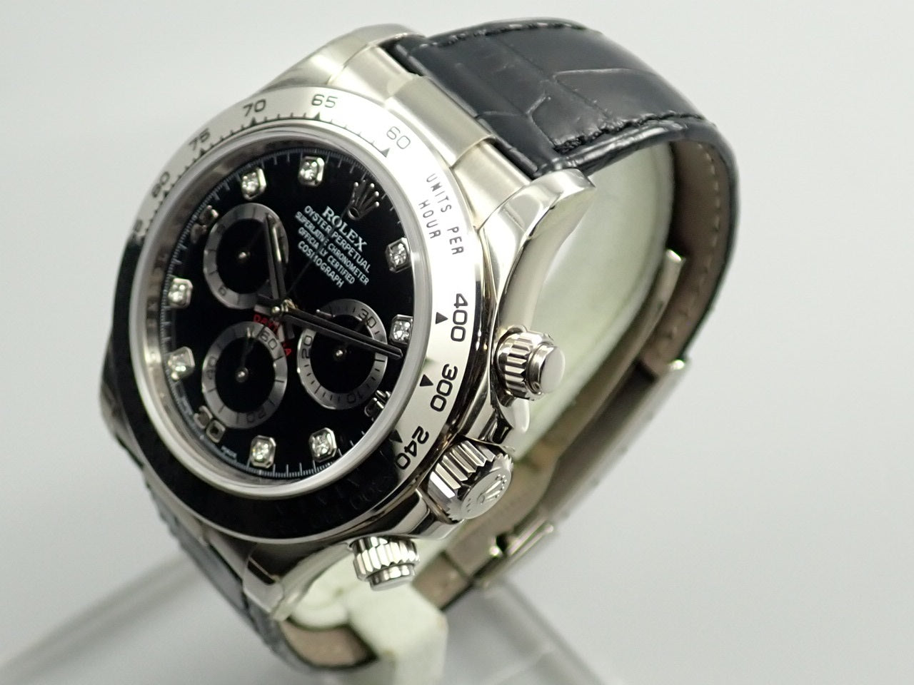 Rolex Daytona Black Dial 8P Diamonds &lt;Warranty, Box, etc.&gt;