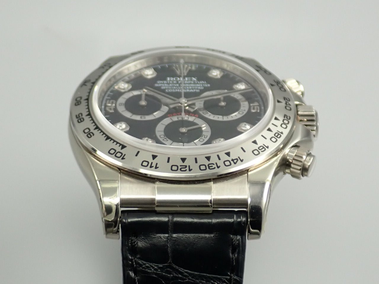 Rolex Daytona Black Dial 8P Diamonds &lt;Warranty, Box, etc.&gt;