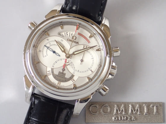 オメガ デヴィル Ref.4647.40.31 グレー文字盤 中古 de-ville