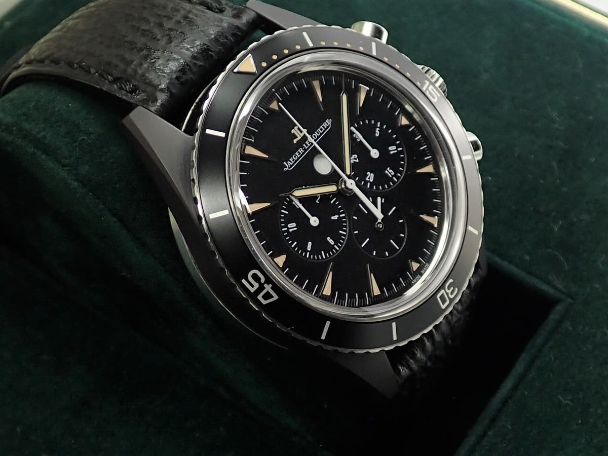Jaeger-LeCoultre Deepsea Vintage Chronograph Cermet Ref.Q208A57J Black Dial Used A2VMRJHT