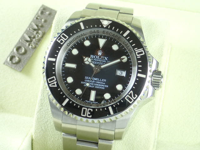 ロレックス ディープシー Ref.116660 ブラック文字盤 中古 deepsea-11