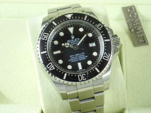 ロレックス ディープシー Ref.116660 ブラック文字盤 中古 deepsea-11