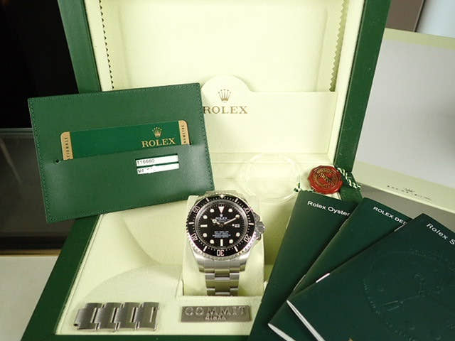 ロレックス ディープシー Ref.116660 ブラック文字盤 中古 deepsea-11